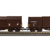 PIKO 28317 Zestaw 2 wagonów towarowych teleskopowych H0 1:87